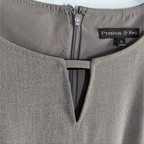 Preston & York Isabel dress heather grey size 10 NWT - Picture 4 of 12